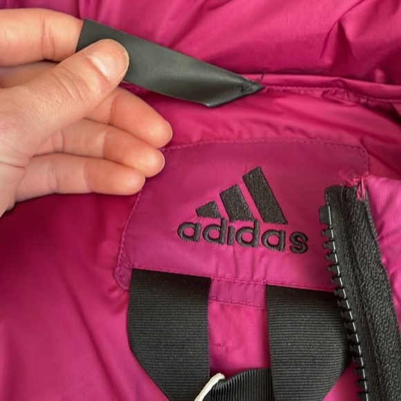 NWT Women’s Adidas Down Filled Jacket Outdoor Al Zaire Libre Power Grape Small - Picture 7 of 8